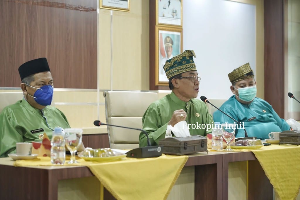 Bupati Inhil Pimpin Rapat Evakuasi Progres Pembangunan Fisik dan Keuangan Triwulan III