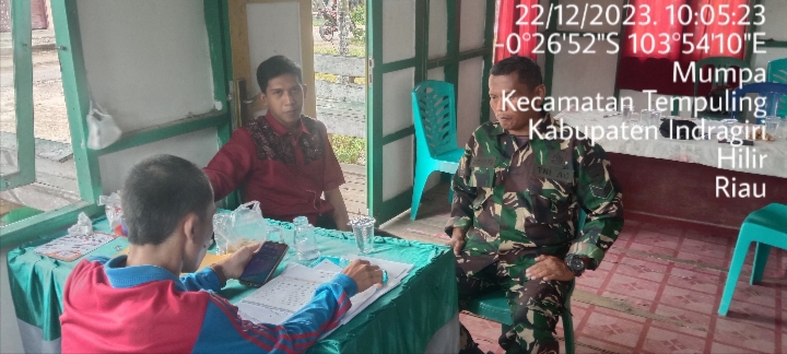 Babinsa Koramil 03/Tpl Ajak Warga Galakkan Ronda Malam