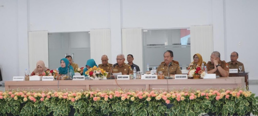 Bupati Asahan Pimpin Rakorpem Bulan Februari 2025