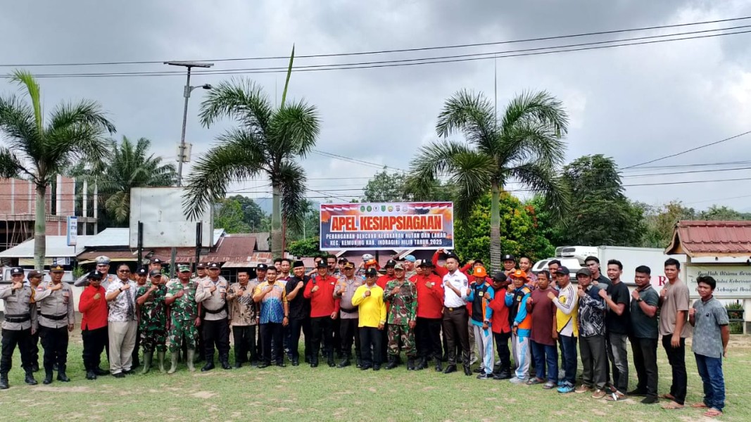 Apel Kesiapsiagaan Pencegahan dan Penanganan Karhutla di Kecamatan Kemuning