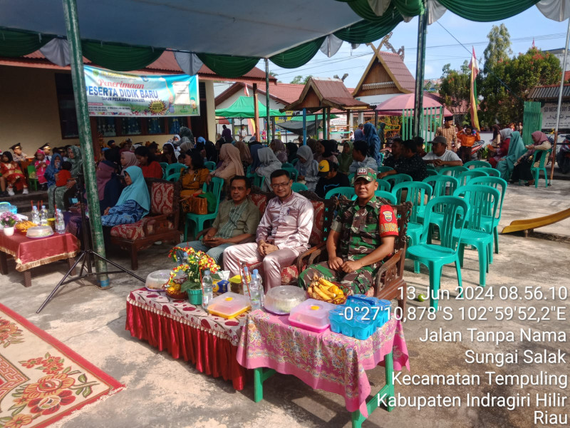 Babinsa 03/Tpl Hadiri Acara Perpisahan Siswa/i TK Negeri Pembina Ajaran 2023/2024 Kelurahan Sungai Salak