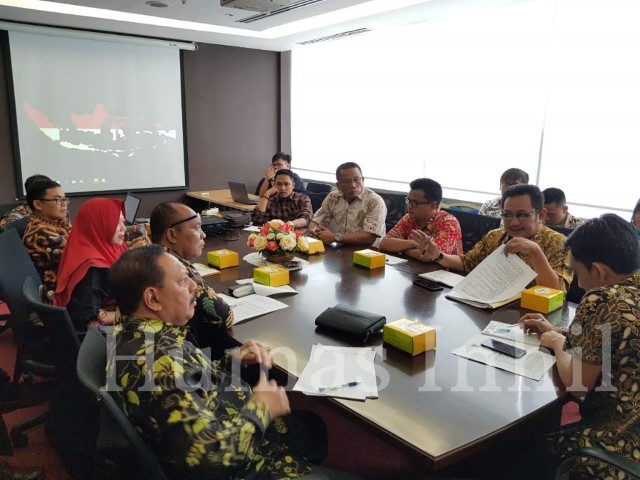 Pemda Inhil Konsultasi Ke Kemendagri RI Dalam  Pembangunan Sarana Prasarana Kelurahan TH 2019.