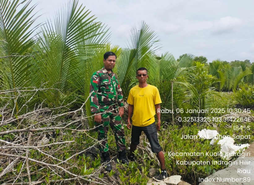 Babinsa Koramil 04/Kuindra: Kami Lakukan Patroli Tapal Batas Agar Masyarakat Aman dan Nyaman