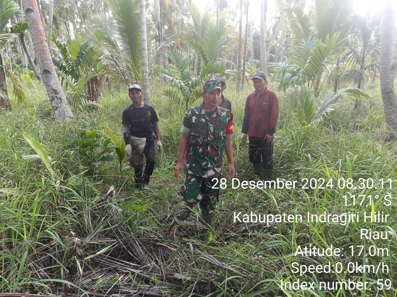 Pelda Nofriandi Rutin Melaksanakan Patroli Karhutla Bersama Masyarakat