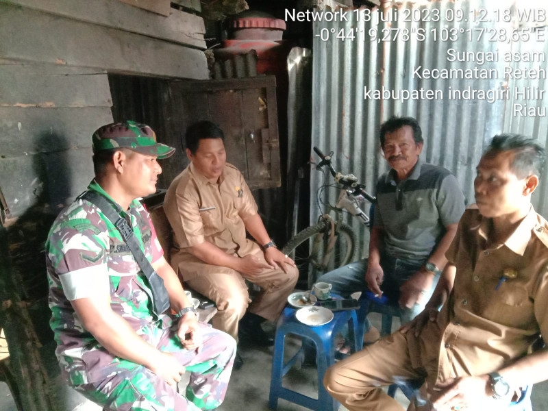 Koramil 07/Reteh Himbau Masyarakat Untuk Bersama-sama Menjaga Lingkungan