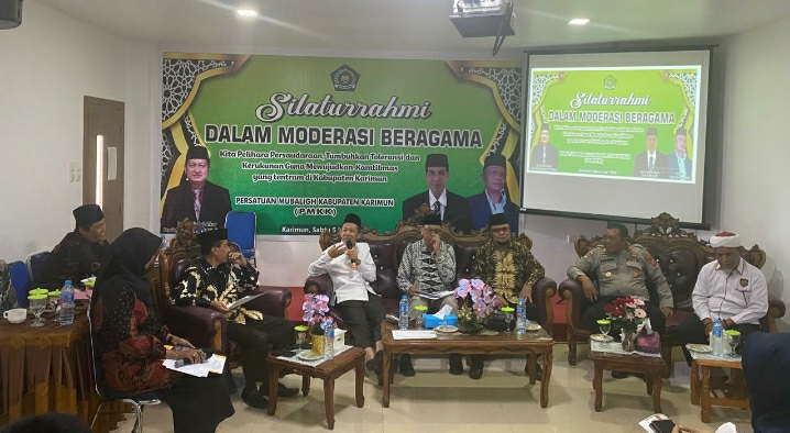 Ajang Dialog Moderasi Beragama,  PMKK Gelar Silaturahmi bersama Organisasi dan Tokoh Agama Islam Se-kabupaten Karimun