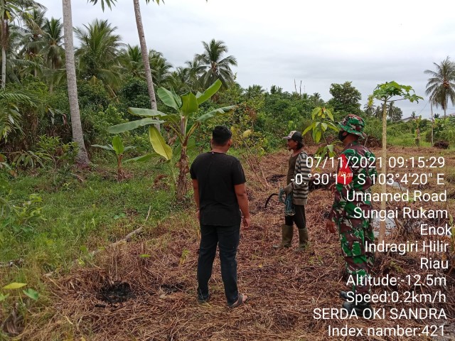 Serda Oki Sandra Ingatkan Warga untuk Tidak Membuka Lahan dengan Membakar