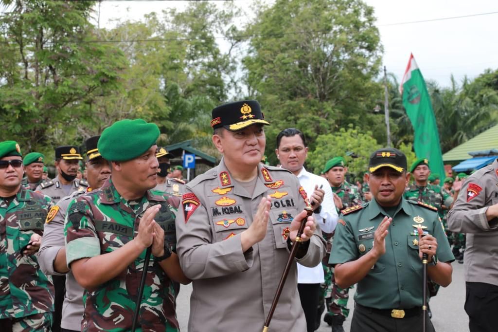 Tekankan Sinergitas, Kapolda Riau Sambangi 2 Markas TNI pada Kunjungan Kerjanya ke Wilayah Polres Kampar