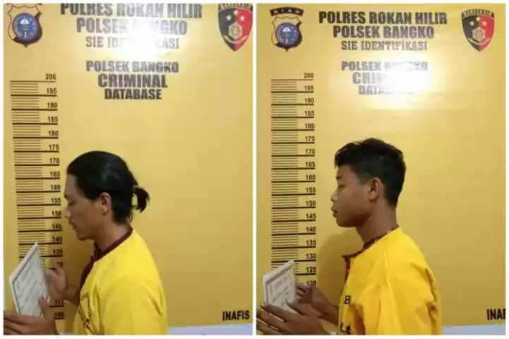 Dua Pelaku Curat di Bagansiapiapi Rohil Diamankan Polisi