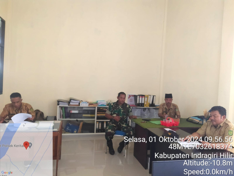 Ciptakan Keamanan Jelang Pilkada, Babinsa Koramil 09/Kmg Giat Turun Bersama Para Kasi