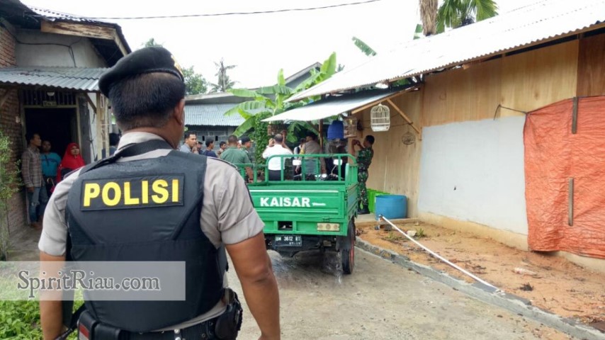 Tim Gabungan Polres Dumai Sisir Kediaman Terduga Teroris Penyerangan Polda Riau di Dumai