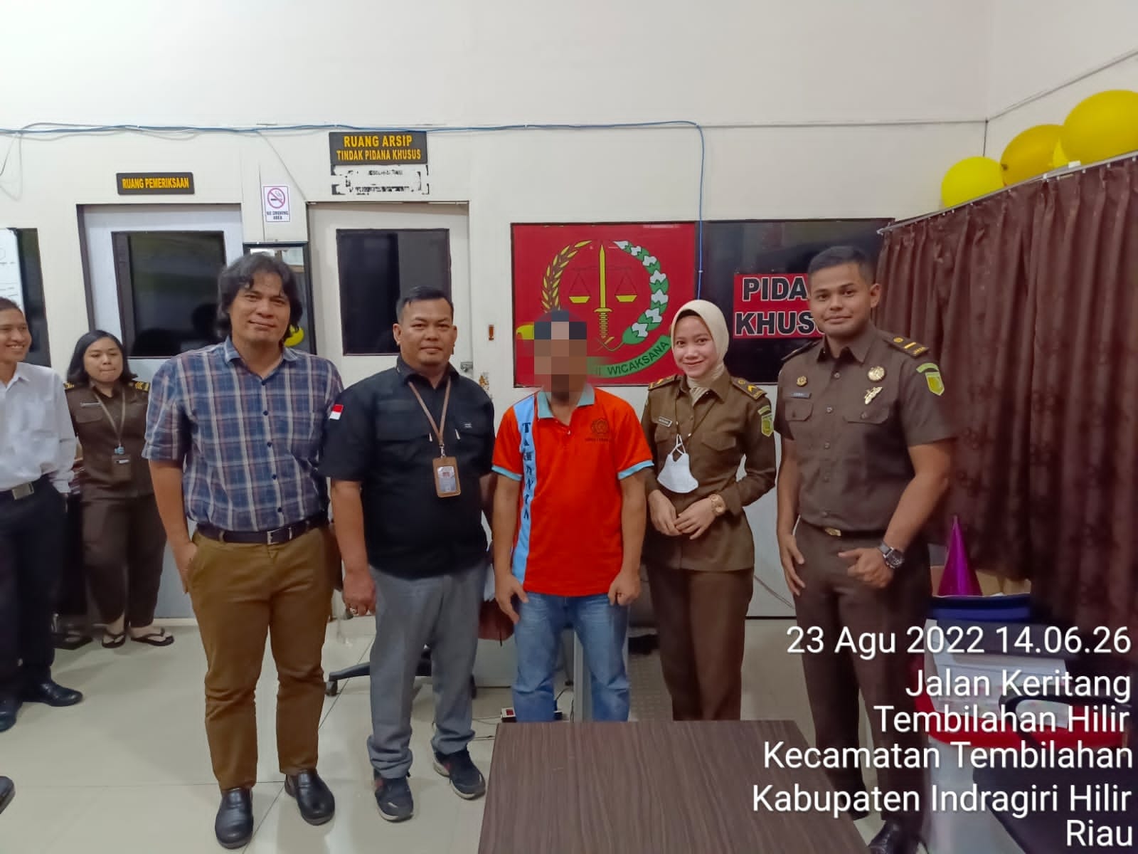 Soal Rokok Ilegal, Bea Cukai Tembilahan Serahkan 2 Tersangka Kepada Kejari Inhil