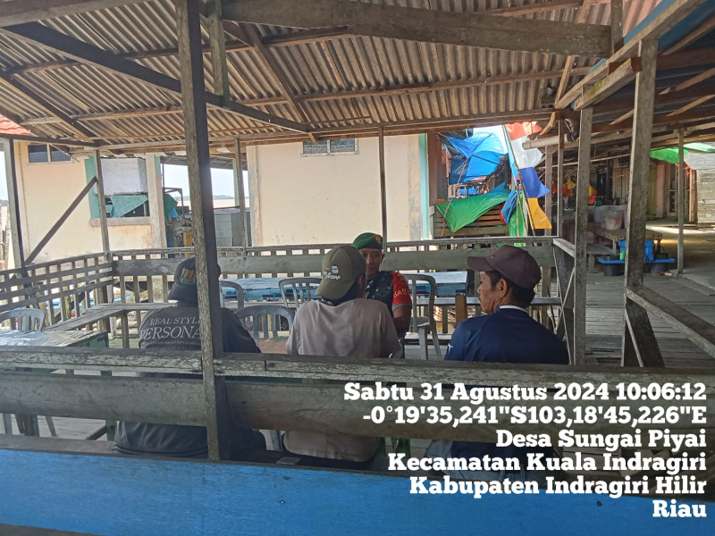 Jika Bepergian, Babinsa Koramil 04/Kuindra Himbau Masyarakat Untuk Selalu Berhati-hati