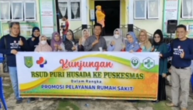 Camat Mandah Sambut Kunker Tim PKRS RSUD PH Tembilahan
