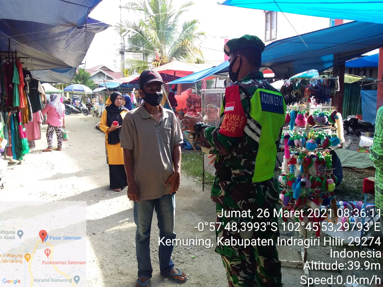 Serda Alrlansyah Terus Giatkan Penegakan Protokol Kesehatan di Selensen