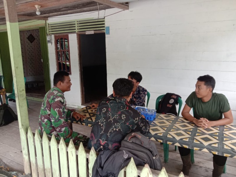 Babinsa Koramil 03/Tpl Laksanakan  Pengembangan SDM Masyarakat Desa Binaan