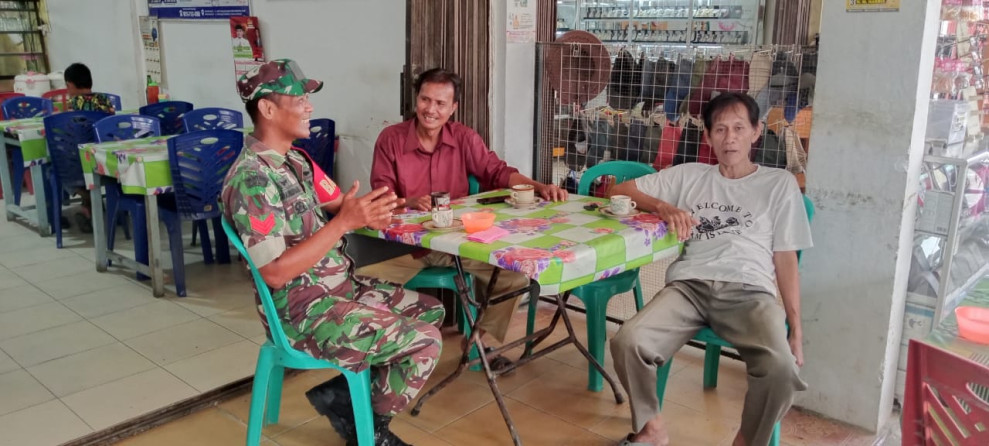 Apabila Terjadi Hal-hal Yang Menonjol di Wilayah, Babinsa Koramil 09/Kmg Siap Melayani Masyarakat