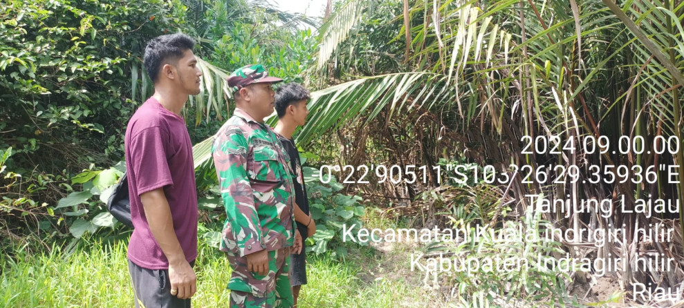 TNI-Masyarakat Gelar Patroli dan Sosialisasi di Teluk Dalam