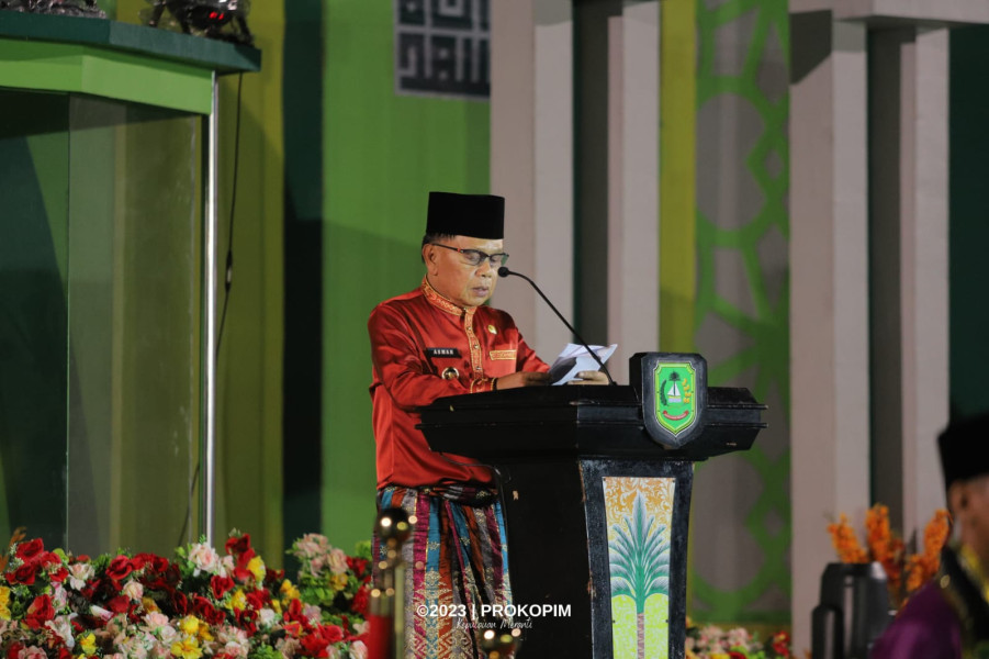 Buka MTQ Tingkat Kabupaten, Plt Bupati Asmar Berharap Lahir Qari-Qariah Berprestasi