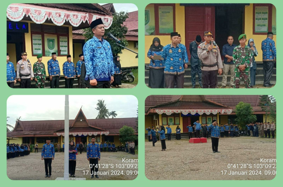 Melalui Komsos, Koramil 07/Reteh Jalin Silaturahmi Bersama Porkopimcam dan Lurah Reteh