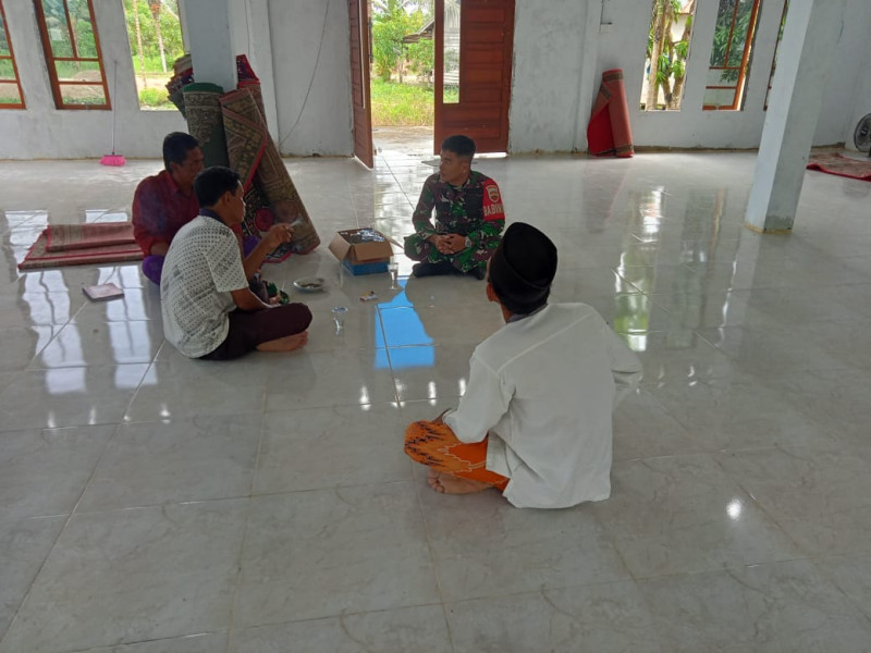 Babinsa Koramil 03/Tpl Himbau Warga Jika Ada Permasalahan di Binaan Agar Segera Dilapor