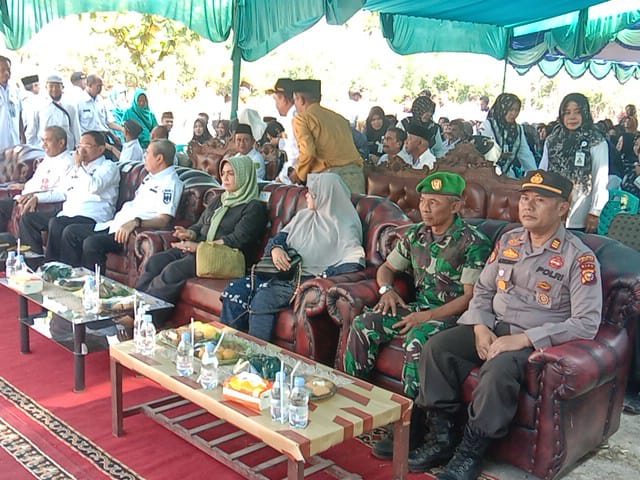 Danramil 03/Tpl Dampingi Gubernur Riau Resmikan SMKN 1 Tempuling