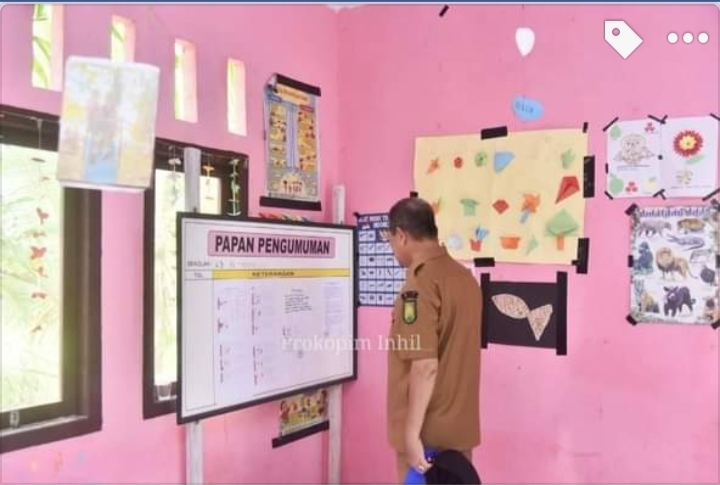 Wabup Inhil H. Syamsudin Uti Tinjau PAUD Al-Hikmah Tanjung Siantar