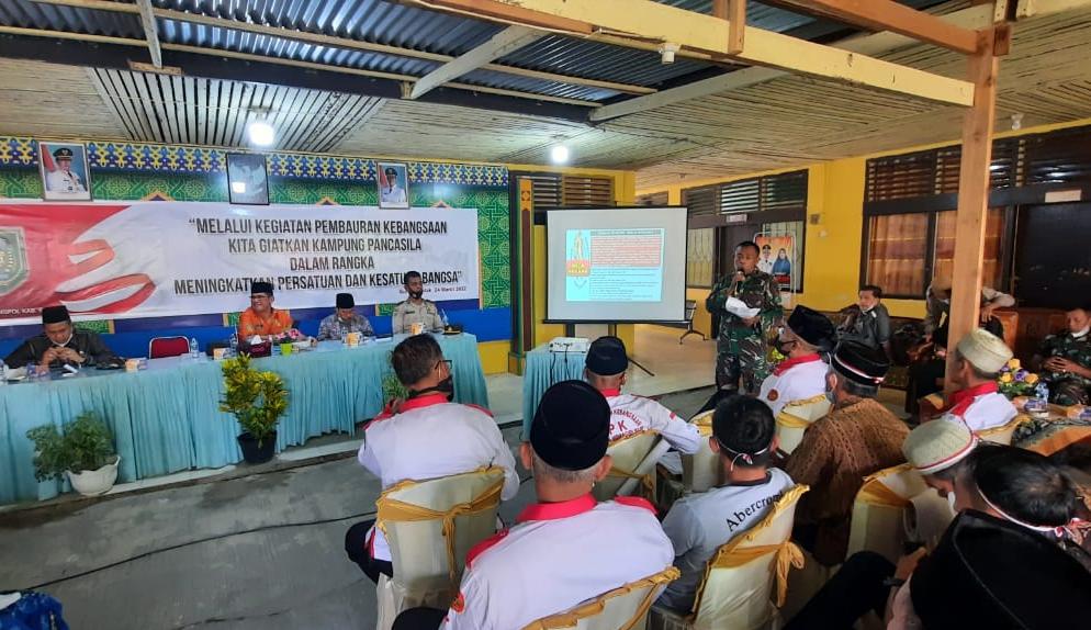 Pasiops Kodim 0314/Inhil, Sampaikan Materi di Forum Pembauran Kebangsaan