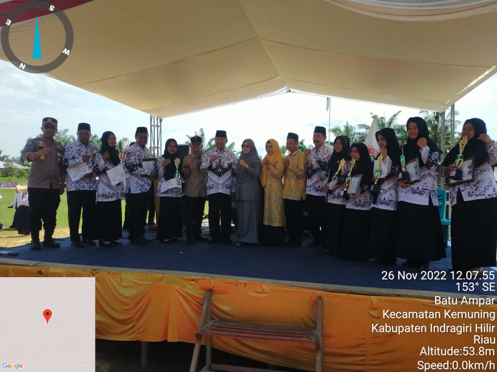 Penutupan Jambore PGRI Yang Diikuti Danramil 09/Kemuning