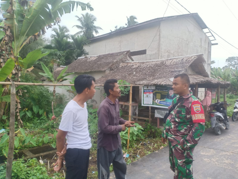 Babinsa Kelurahan Metro, Serka Ferry Barus: Meningkatkan Rasa Aman dan Nyaman Warga Melalui Komsos