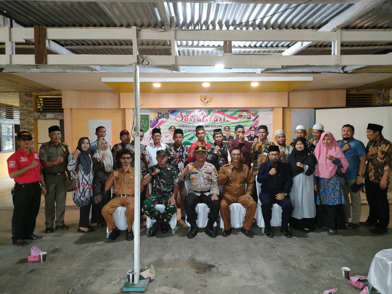 Polsek Tempuling Sosialisasi Peningkatan Pembinaan Umat Beragama