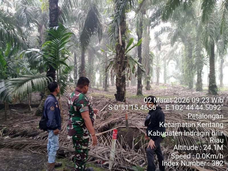 Babinsa Kopda Bambang Widiarso: Kami Harap Warga Dapat Berperan Aktif Dalam Patroli Karhutla