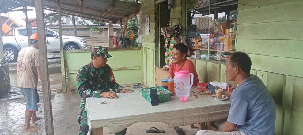 Perkuat Jalin Hubungan yang Harmonis Bersama Babinsa Koramil 09/Kmg dan Masyarakat