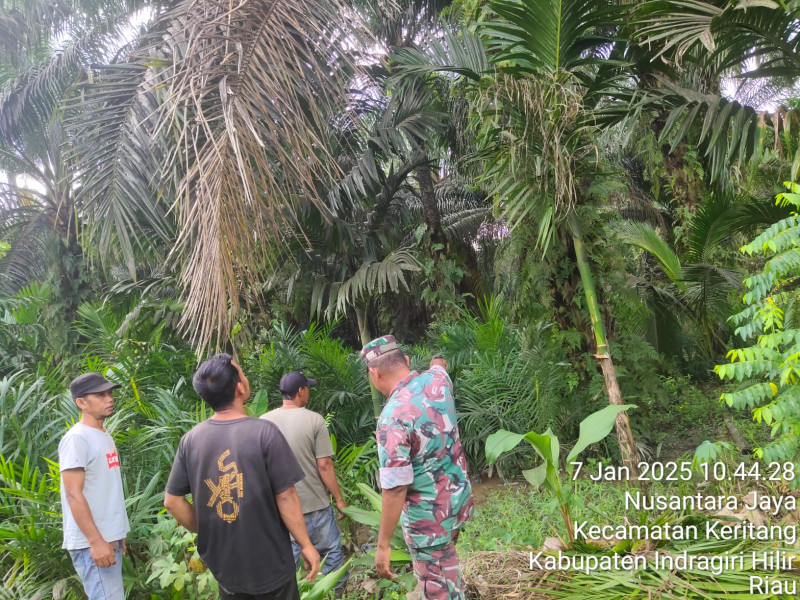 Patroli Karhutla di Koramil 09/Kemuning, Situasi Aman dan Terkendali
