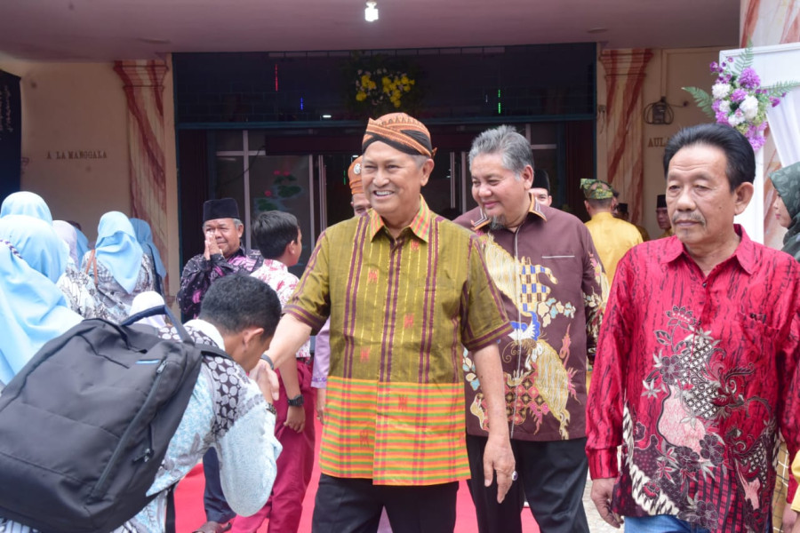 Pasca Pilkades Serentak, Wabup H.Syamsuddin Uti didampingi Sekda Tinjau Situasi di Bagian Utara Inhil