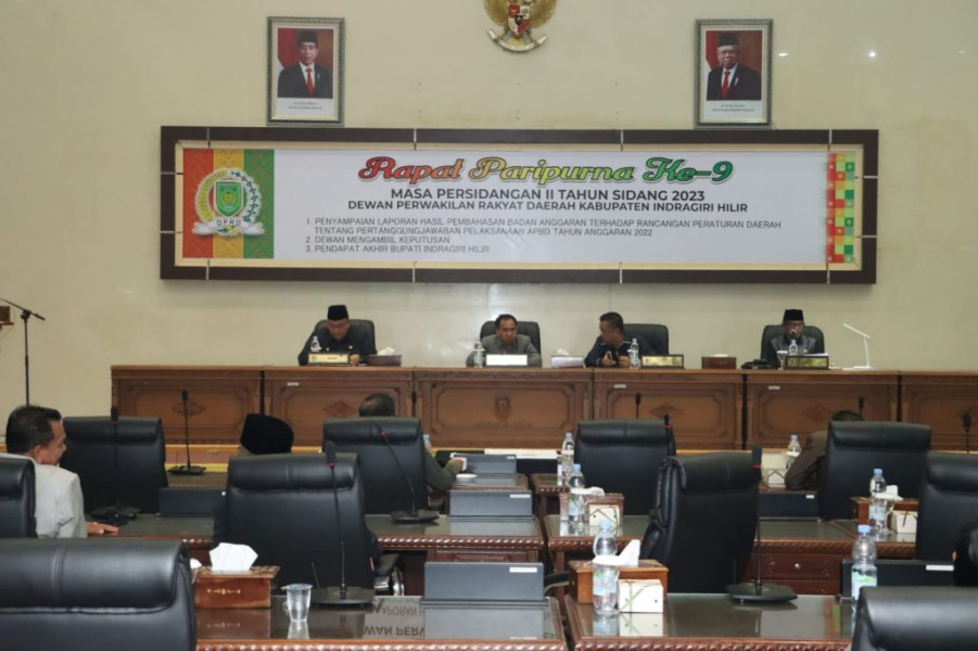 Bupati Inhil Hadiri Rapat Paripurna ke 2