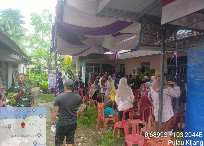 Bersama Tokoh Masyarakat, Koramil 07/Reteh Jalin Kebersamaan dan Kekompakan