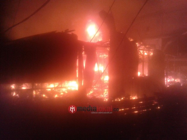 5 Unit Rumah Habis Terbakar di Sungai Guntung, Berikut Data Korban