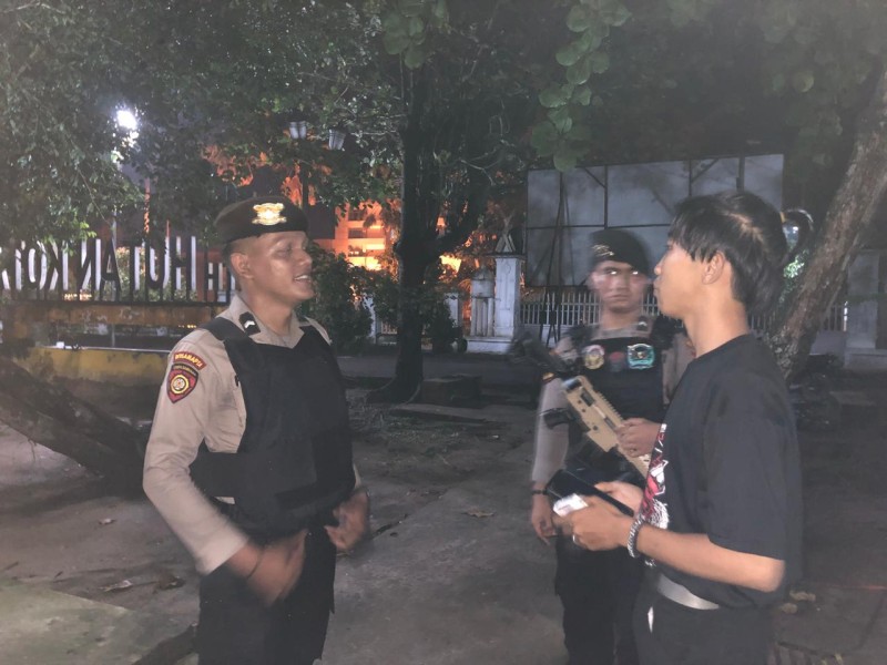Polres Inhil Lakukan Patroli Perintis Presisi untuk Cegah Kejahatan Malam Hari