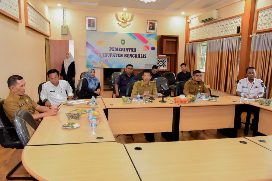 Pemkab Bengkalis Ikuti Rakor Pengendalian Inflasi Secara Daring