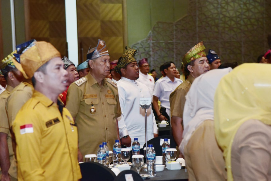 Wabup Inhil H.Syamsuddin Uti Ikuti Deklarasi Pemilu Damai TH 2024