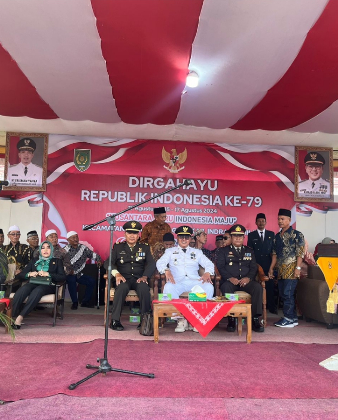 Danramil 04/Kdr Ikuti Upacara Peringatan HUT RI Ke-79 Tahun 2024