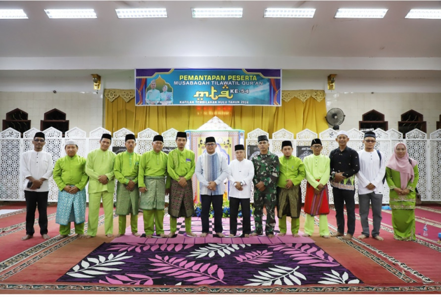 Pj. Bupati Buka Pemantapan Peserta MTQ Ke-54 Tembilahan Hulu