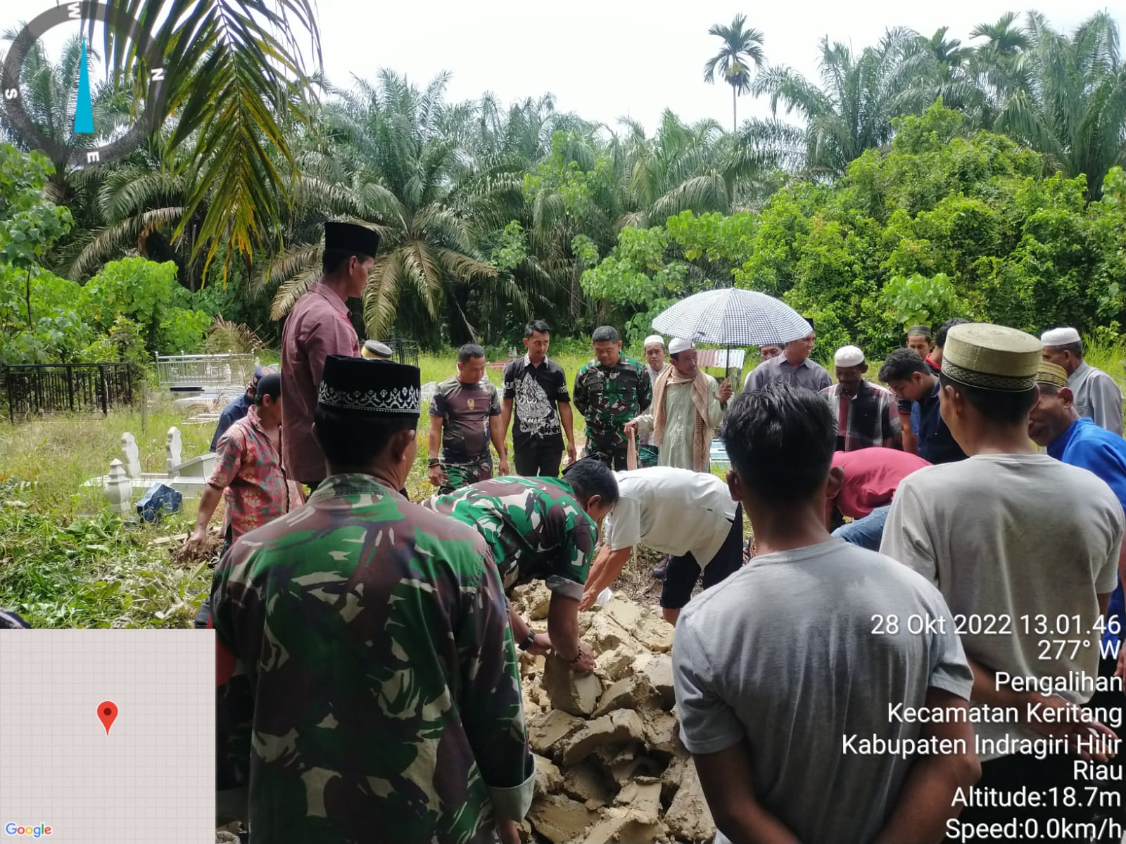 Melayat Ke Rumah Warga Yang Meninggal Dunia Oleh Danramil Koramil 09/Kemuning