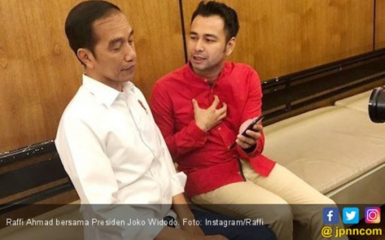 Nge-Vlog Bareng Jokowi, Begini Perasaan Raffi Ahmad