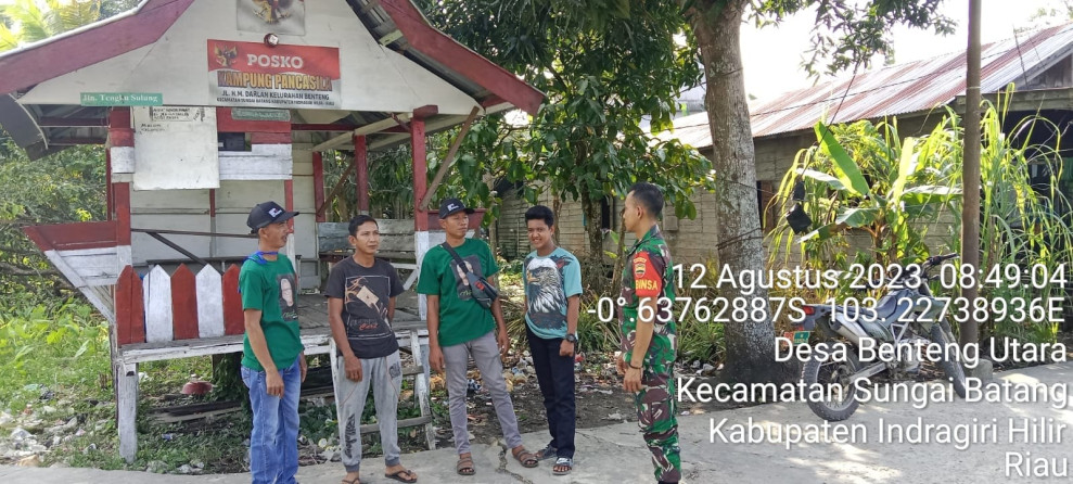 Giat Komsos, Koramil 07/Reteh Terus Berbagi Ilmu Kepada Masyarakat
