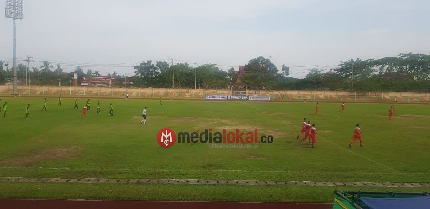 Baru Babak Pertama, PS Tanah Merah Ungguli PS Kateman dalam Bupati Cup Inhil Tahun 2019