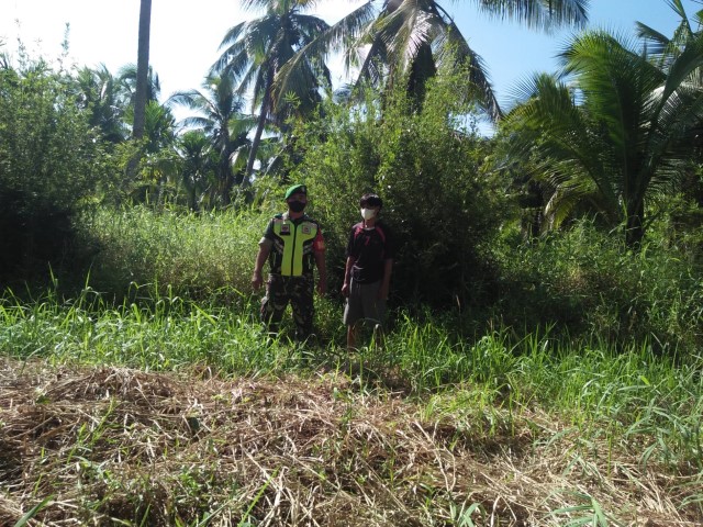 Cegah Karlahut, Babinsa Koramil 04/Kuindra Rutin Lakukan Patroli Bekas