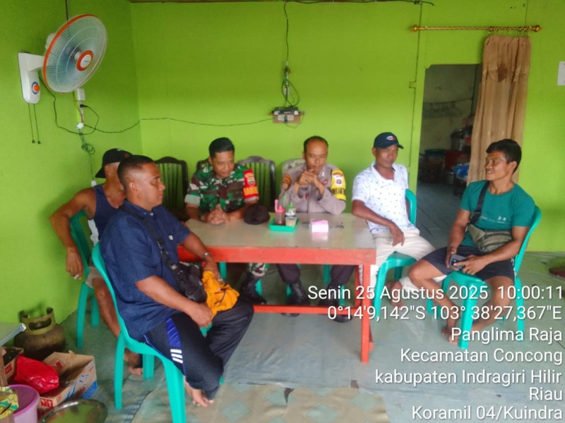 Babinsa Koramil 04/KDR: Komsos untuk Menciptakan Saling Asah, Asih, dan Asuh