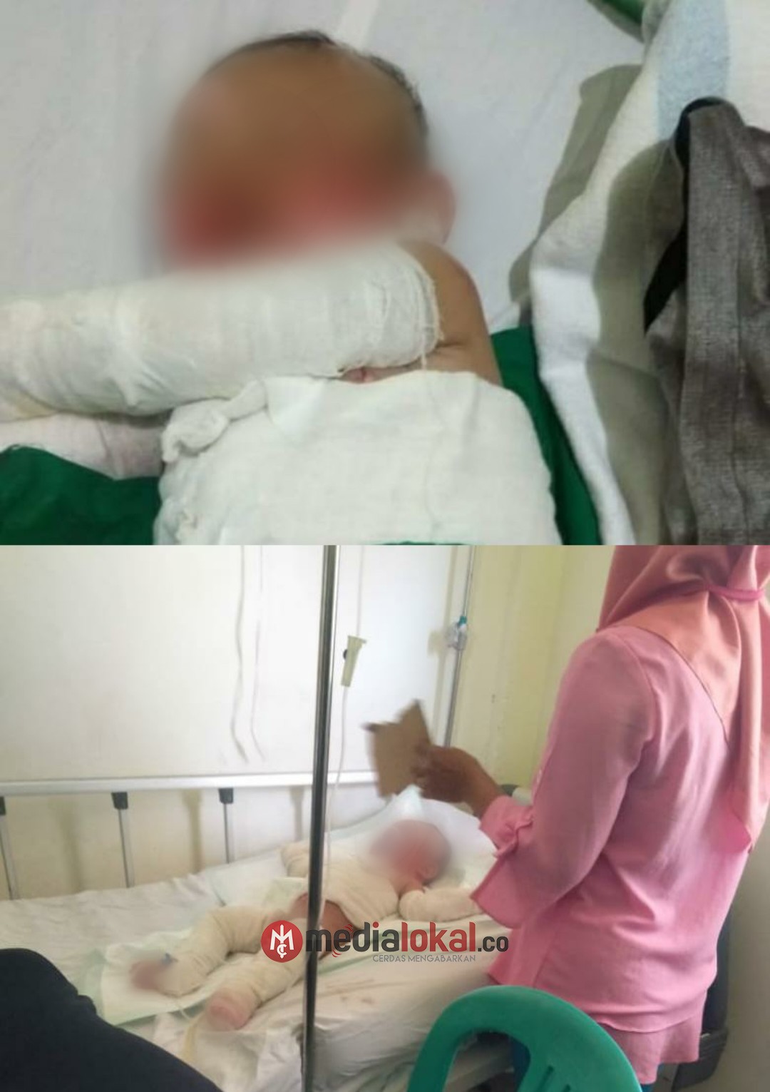 Mari Bersatu Untuk Donasi, Bantu Adik Bayi Kita yang Berusia 10 Bulan Korban Kebakaran di Keritang